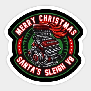 Christmas Mechanic Sticker